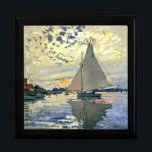 Joyero Monet - Barco de vela en Le Petit-Gennevilliers<br><div class="desc">Pintura de Claude Monet,  barco de vela en Le Petit-Gennevilliers,  caja de regalo.  VIRGINIA5050,  productos y regalos diseñados por personalizados en www.zazzle.com/virginia5050*,  PaulKleeGiftShop,  InternationalGifts,  RetirementGiftStore,  BirthdayGiftStore,  ILoveGiftStore y FloridaGiftStore.zazzle.com/FloridaGiftStore.</div>