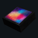 Joyero Patrón geométrico mosaico moderno colorido<br><div class="desc">Patrón poligonal geométrico de mosaico colorido y moderno. Si necesita ayuda para personalizar alguno de mis diseños,  póngase en contacto con el diseñador ArtOnWear. Formato de texto gratuito con ayuda en directo disponible bajo petición.</div>