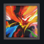 Joyero Pintura abstracta de Serdar Hizli<br><div class="desc">Pintura abstracta contemporánea de Serdar Hizli</div>