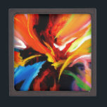 Joyero Pintura abstracta de Serdar Hizli<br><div class="desc">Pintura abstracta contemporánea de Serdar Hizli</div>