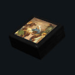 Joyero Vintage Christmas, Religious Nativity w Baby Jesus<br><div class="desc">Imagen del feriado de Navidades religiosos de ilustracion vintage que presenta una bella escena familiar de natividad clásica con Mary,  Joseph y el niño Jesucristo en el pesebre en Belén. Escena de religión cristiana con niños reunidos dando la mano alrededor del bebé.</div>