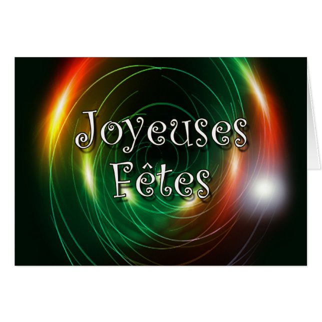 Joyeuses Fêtes (Anverso (Horizontal))