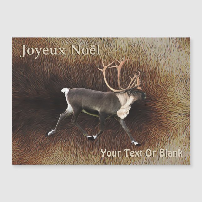 Joyeux Noё l - Bull Caribou (Reno) (Anverso)