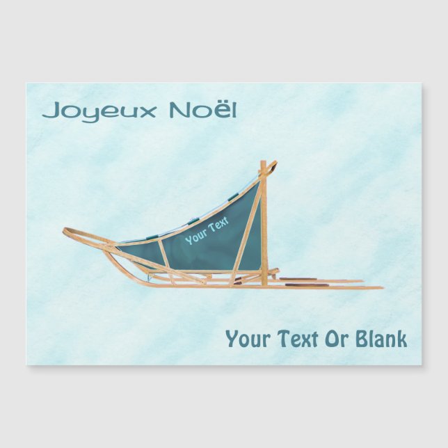 Joyeux Noё l - Perro En Nieve (Anverso)