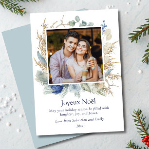 Joyeux Noël Boho Navidades de fotografía floral