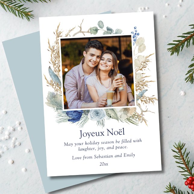 Joyeux Noël Boho Navidades de fotografía floral (Subido por el creador)