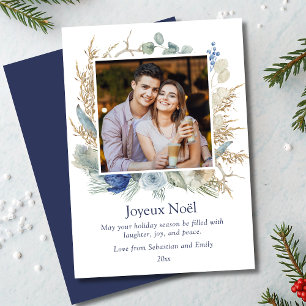 Joyeux Noël Boho Navidades de fotografía floral