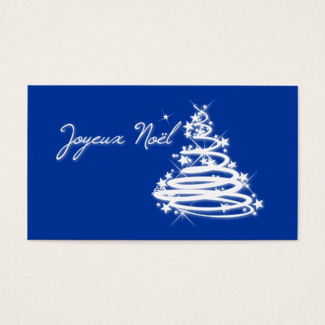 Joyeux Noël con árbol de Navidad (Frente)