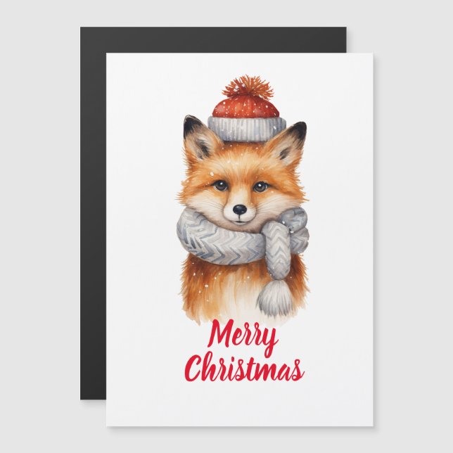 Joyeux Noël Santa Fox (Anverso/Reverso)