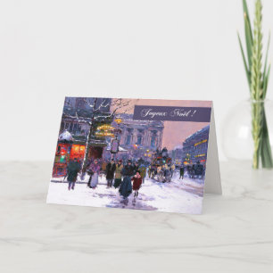 Joyeux Noël. Tarjetas de navidad en francés