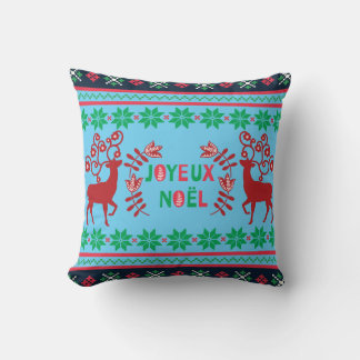 Joyeux Noel tirador de almohada