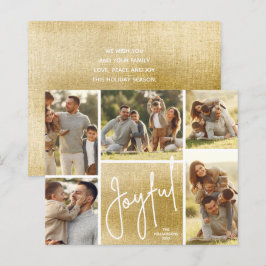 JOYFUE Multi Photo Gold Budget Tarjetas de vacacio