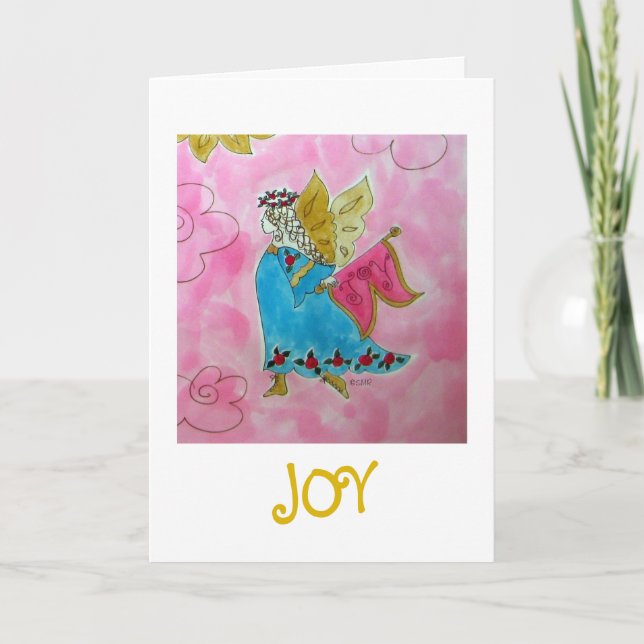 Joyful Angel - Tarjeta de Navidades (Anverso)