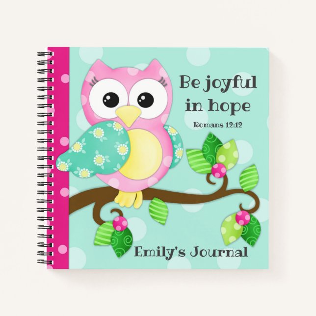 Joyful Owl Personalizado Scripts/Rezo Diario (Anverso)