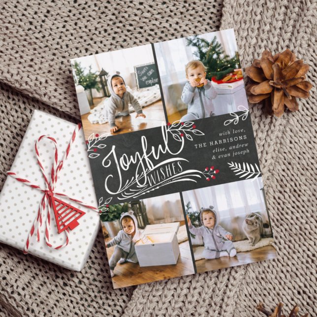 Joyful Wish | Tarjeta de Collage de fotos para Nav (Subido por el creador)