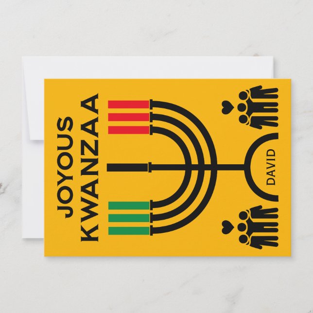 Joyous Kwanzaa (Anverso)