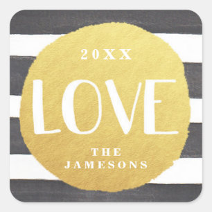 Joyous Stripes Pegatinas / AMOR