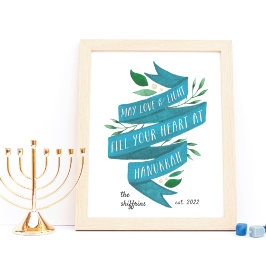 Joyous Tidings | Impresión de arte Hanukkah person