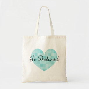 JR la bolsa de asas del corazón de la teja de