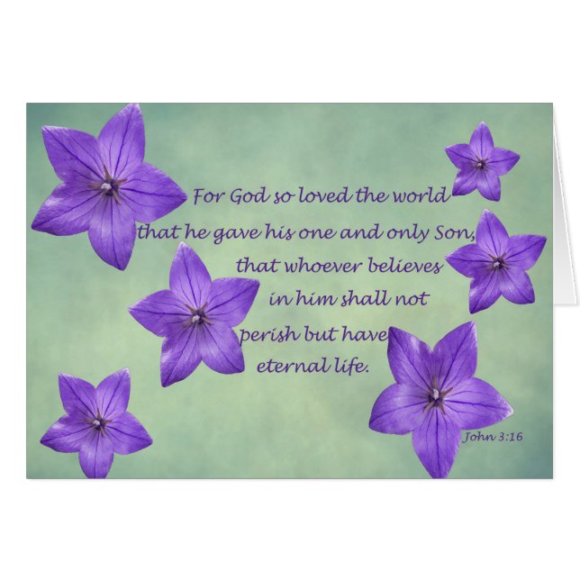 Juan 3:16 (Anverso (Horizontal))