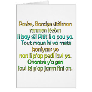 Juan 3:16 Criollo haitiano