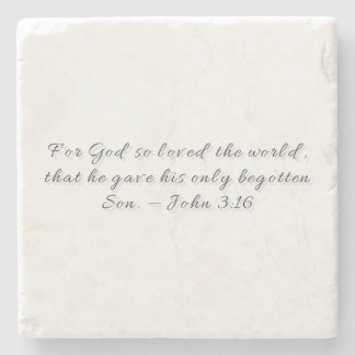 Juan 3:16, Posavasos de Piedra de Regalo