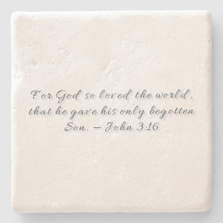 Juan 3:16, Posavasos de Piedra de Regalo