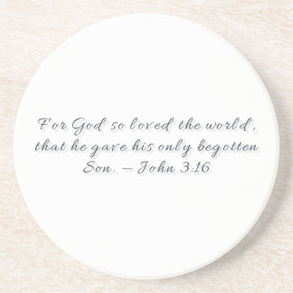 Juan 3:16, Regalo Posavasos de Arenisca