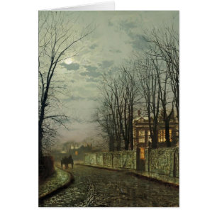 Juan Atkinson Grimshaw- una luna hivernal