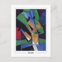 Juan Gris #104 - Tarjeta postal de arte fino