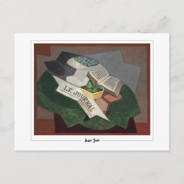 Juan Gris #105 - Tarjeta postal de arte fino (Anverso)