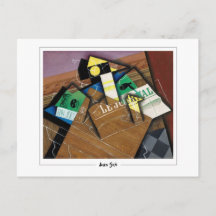Juan Gris #12 - Tarjeta postal de arte fino