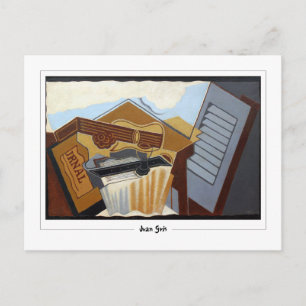 Juan Gris #204 - Tarjeta postal de arte fino