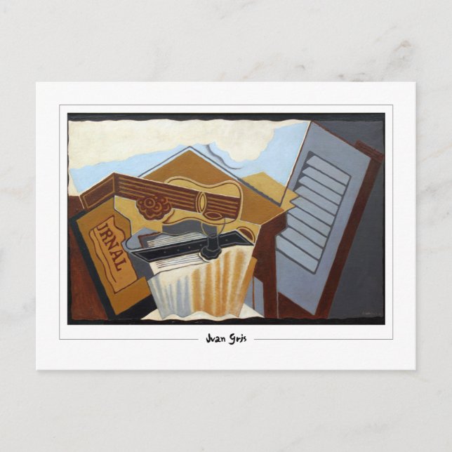 Juan Gris #204 - Tarjeta postal de arte fino (Anverso)