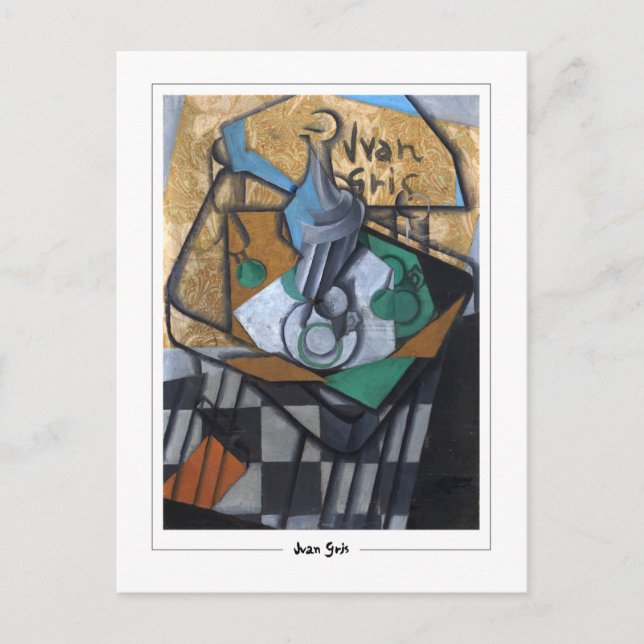 Juan Gris #334 - Postales Bellas Artes (Anverso)