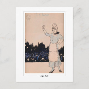 Juan Gris #335 - Tarjeta postal de arte fino