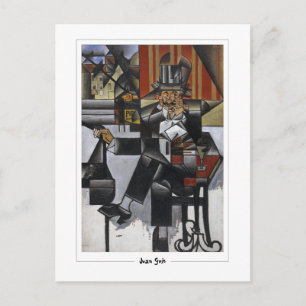 Juan Gris #42 - Tarjeta postal de arte fino