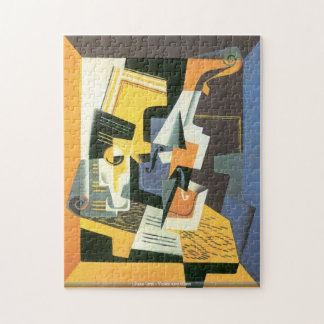 Juan Gris - rompecabezas del violín y del vidrio
