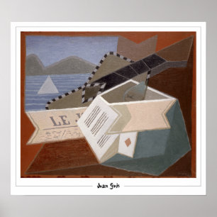 Juan Gris Zedign Poster de Arte #136