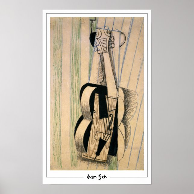 Juan Gris Zedign Poster de Arte #179 (Frente)