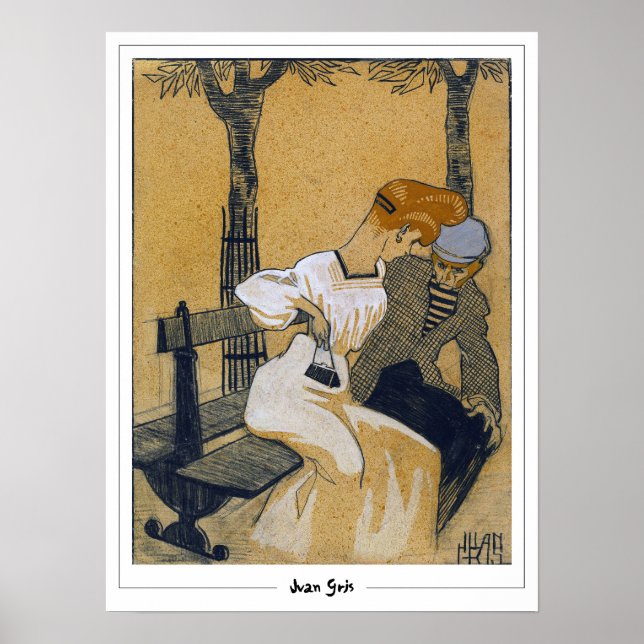 Juan Gris Zedign Poster de Arte #277 (Frente)