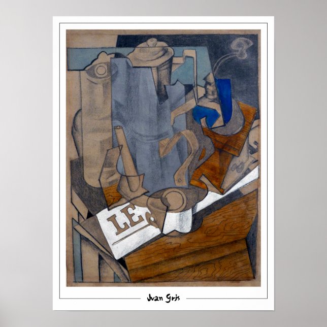 Juan Gris Zedign Poster de Arte #284 (Frente)