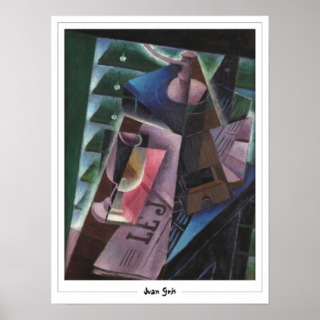 Juan Gris Zedign Poster de Arte #296 (Frente)