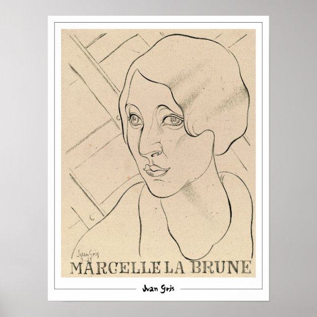 Juan Gris Zedign Poster de Arte #298 (Frente)