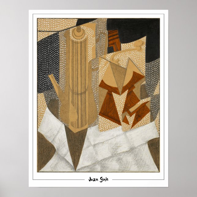 Juan Gris Zedign Poster de Arte #316 (Frente)