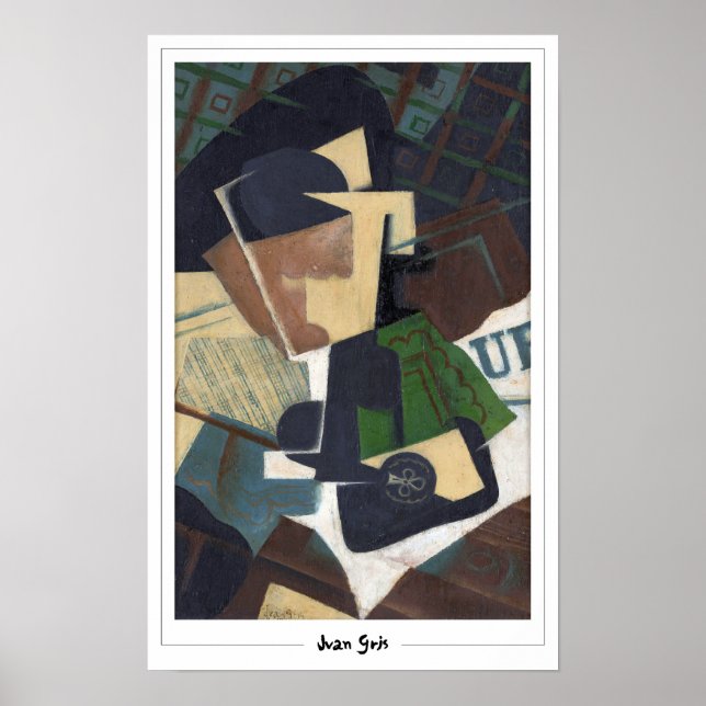 Juan Gris Zedign Poster de Arte #317 (Frente)