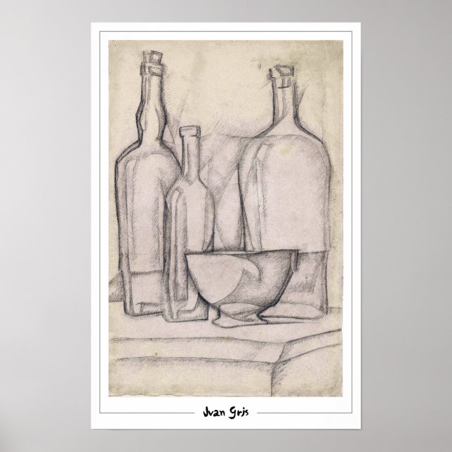 Juan Gris Zedign Poster de Arte #321 (Frente)