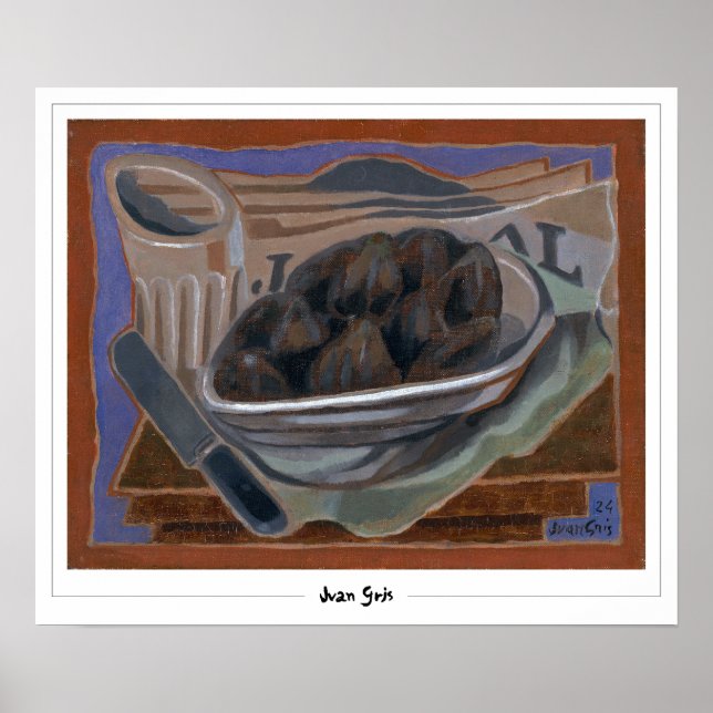 Juan Gris Zedign Poster de Arte #75 (Frente)