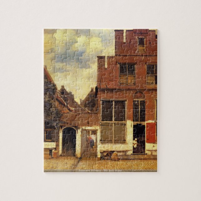 Juan Vermeer - el pequeño rompecabezas de la calle (Vertical)