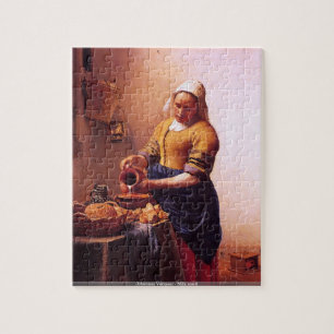 Juan Vermeer - rompecabezas de la criada de la